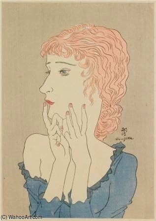 Portrait Of European Woman — Léonard Tsuguharu Foujita