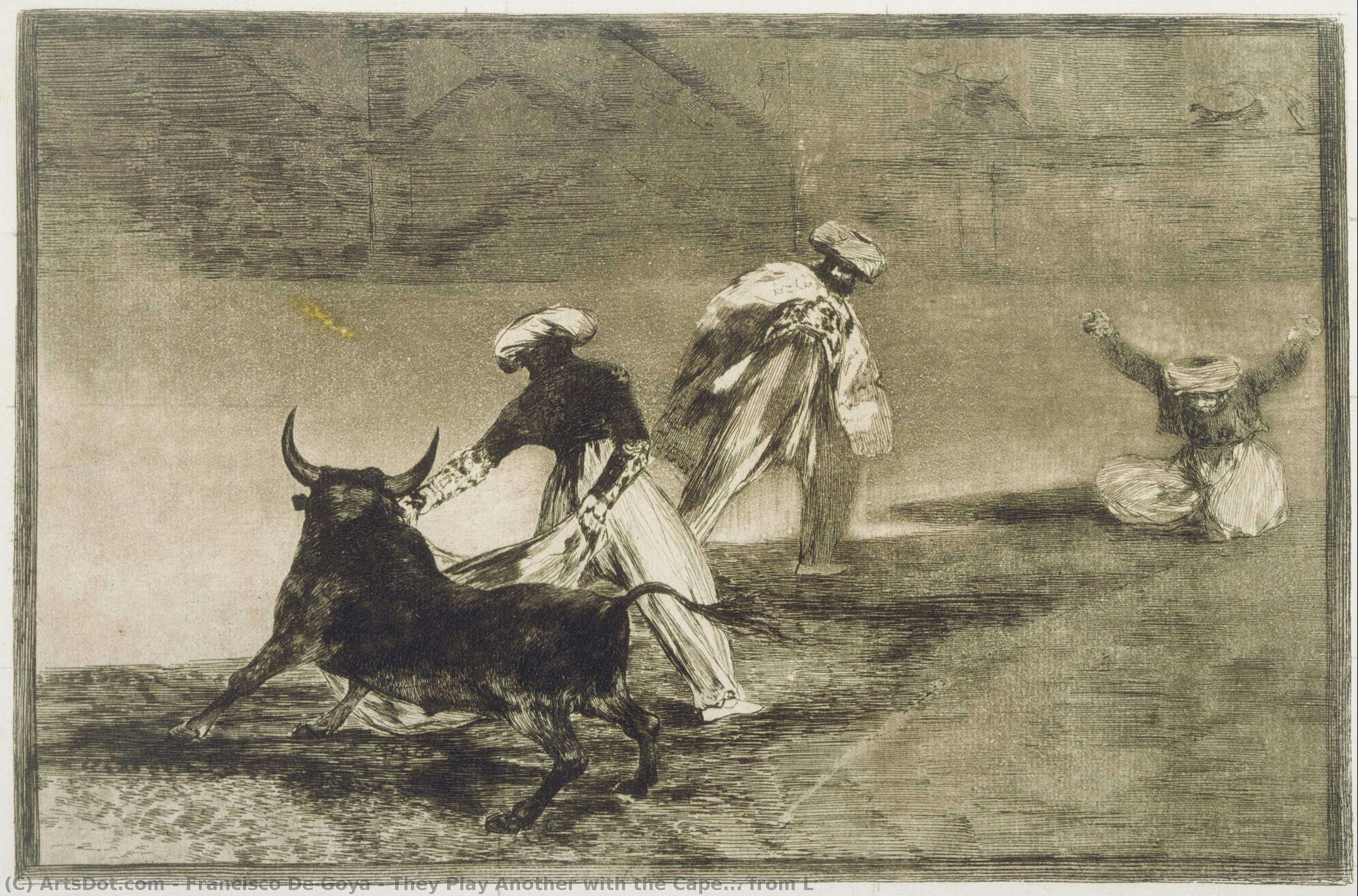 They Play Another With The Cape... From L — Francisco José De Goya Y Lucientes