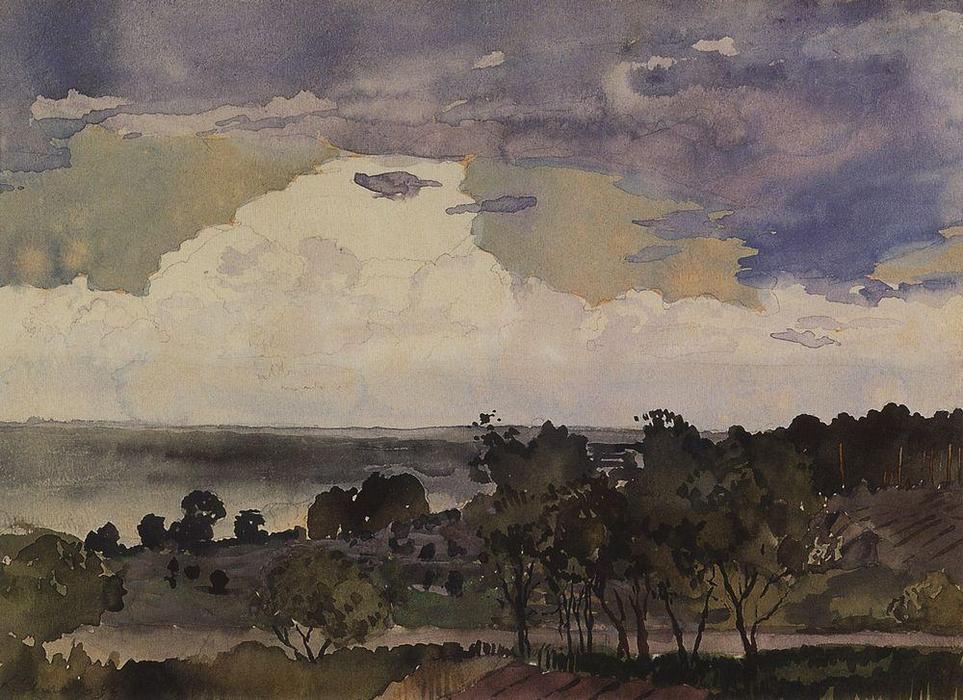 Landscape With Lake — Konstantin Andreevic Somov