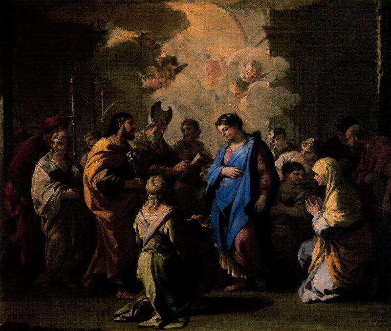 The Betrothal Of The Virgin — Luca Giordano