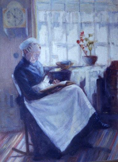 Great Aunt Mary Robertson, (painting) — Katherine Beatrice Mcnaughton Mowry