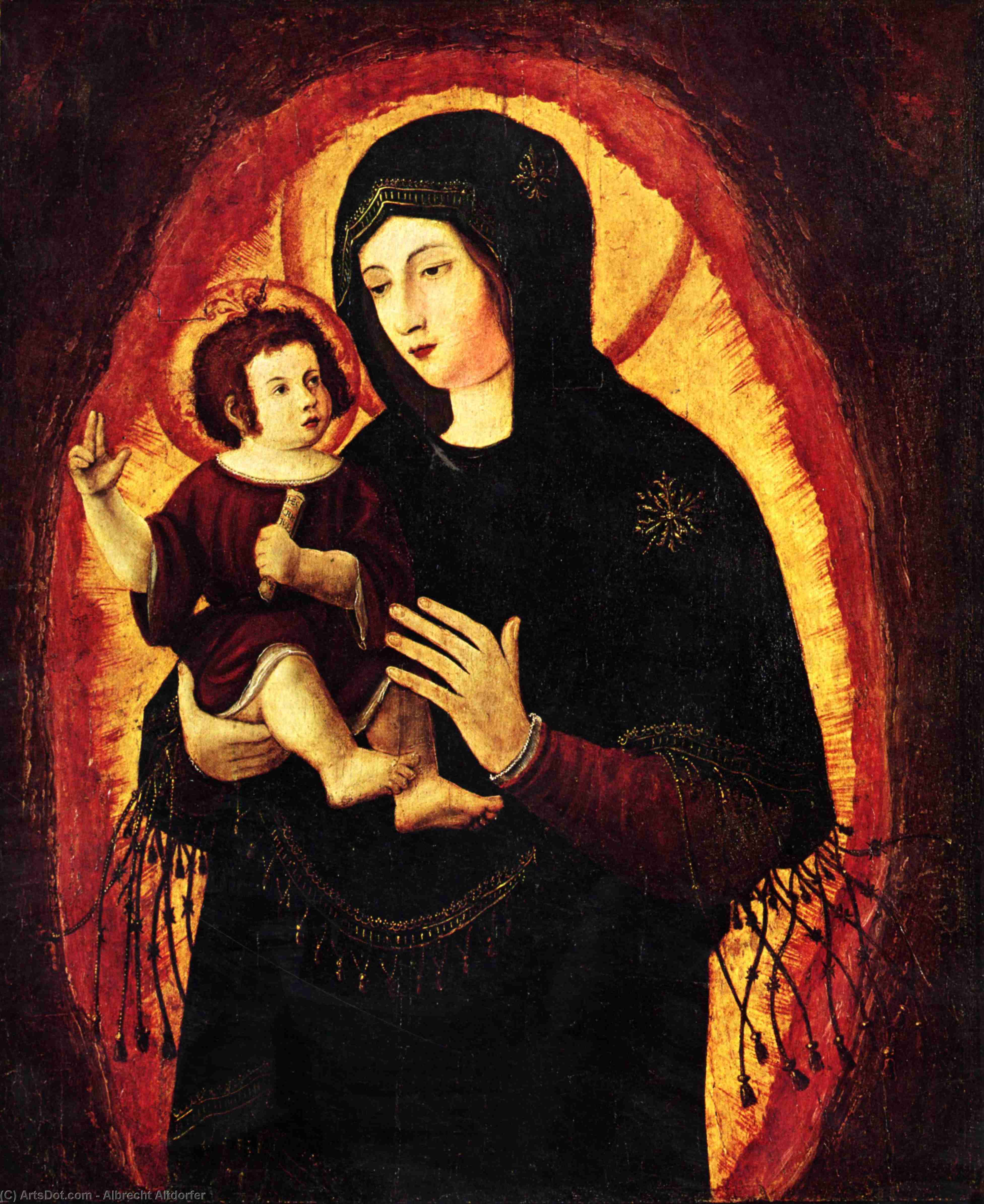 Madonna (beautiful Maria Of Regensburg) — Albrecht Altdorfer