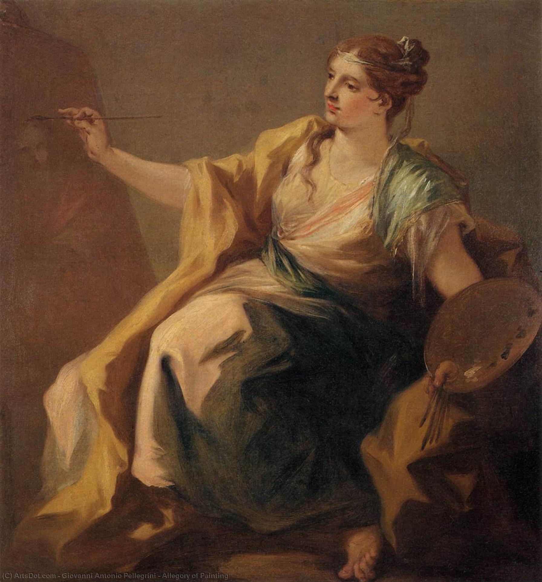 Allegory Of Painting — Giovanni Antonio Pellegrini