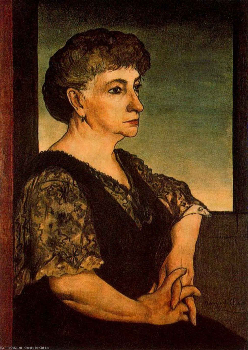 Portrait Of The Artist's Mother — Giorgio De Chirico