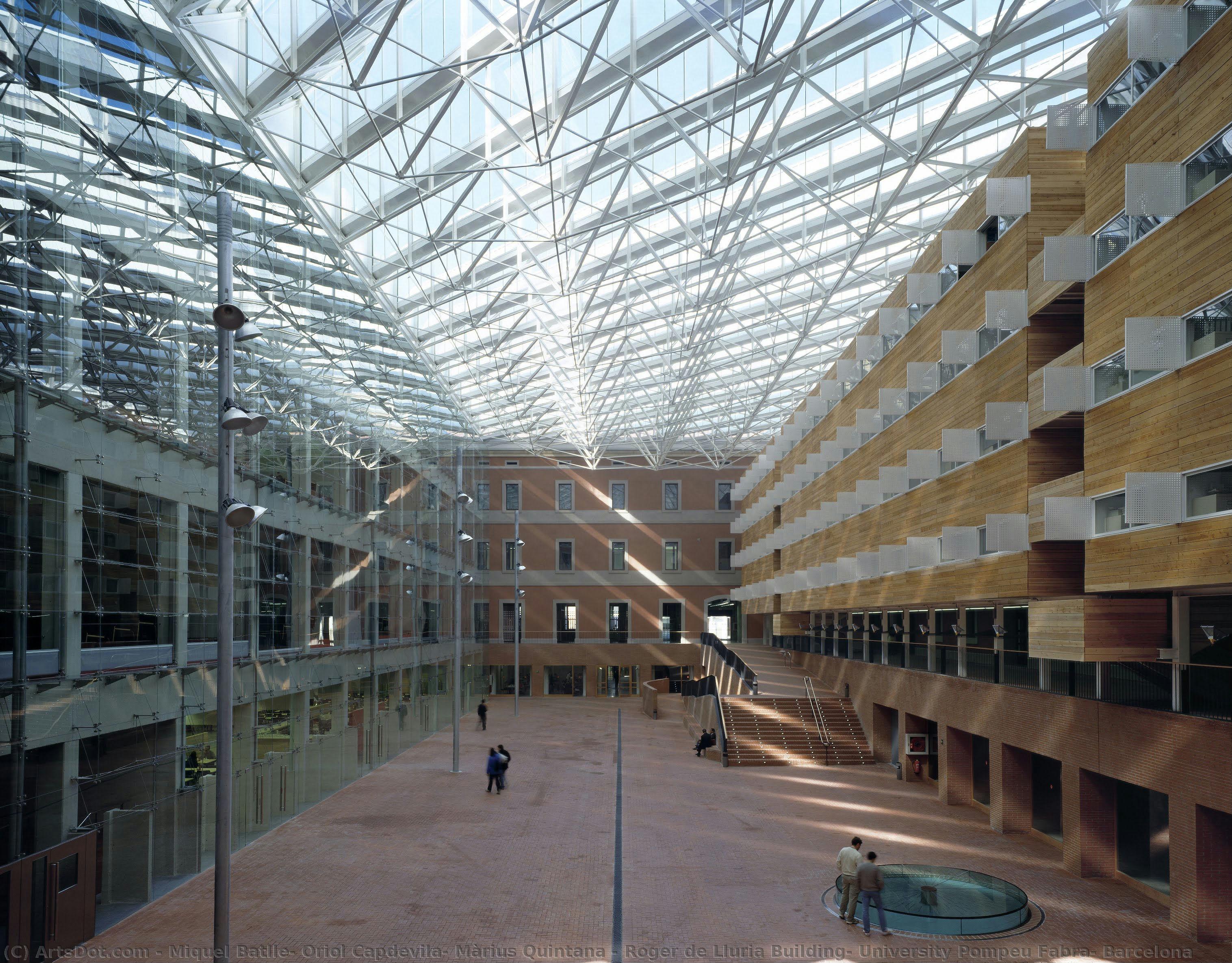 Roger De Lluria Building, University Pompeu Fabra, Barcelona — Miquel Batlle, Oriol Capdevila, Màrius Quintana