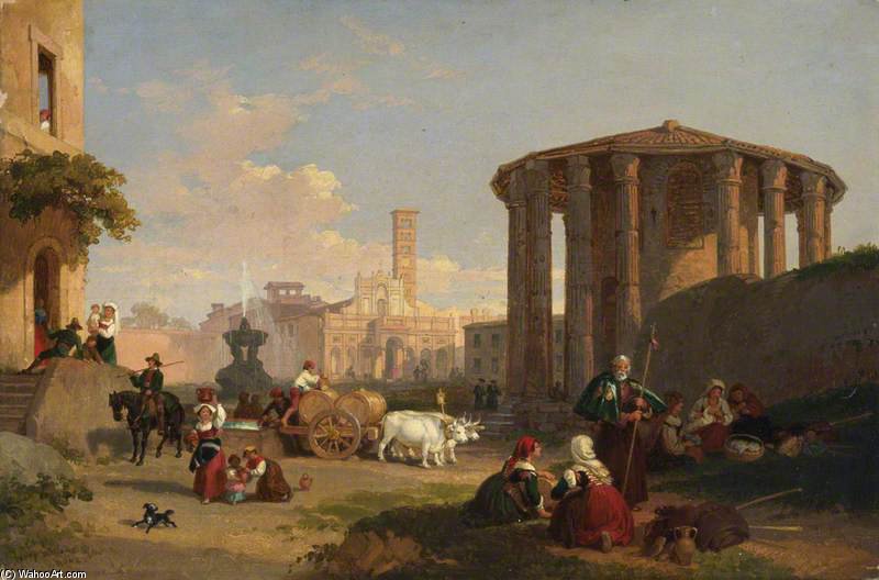 The Temple Of Vesta, The Piazza Di Bocca Di Verita — Penry Williams