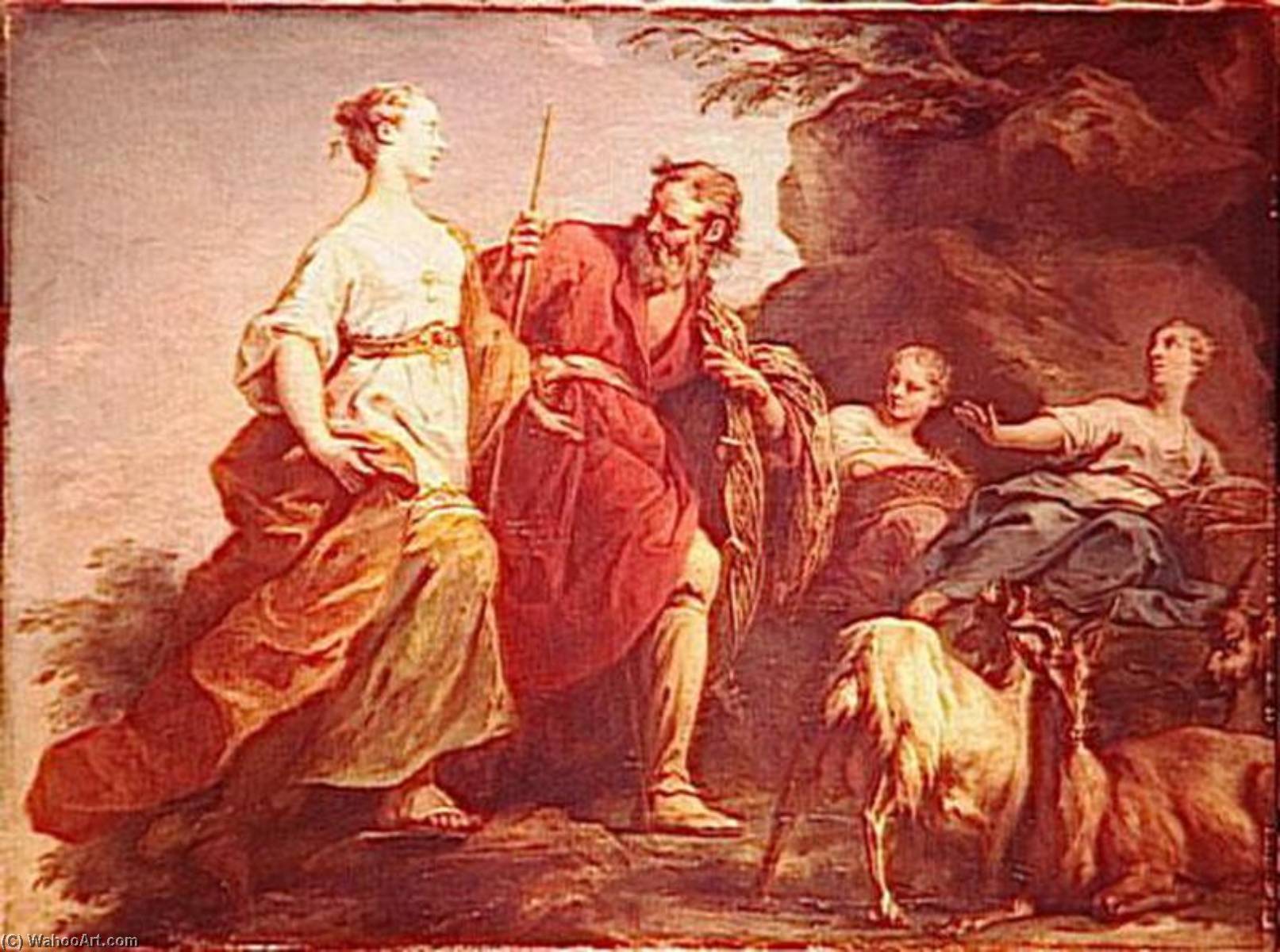 Psyche Fuyant La Colere De Venus — Jean-bernard Restout
