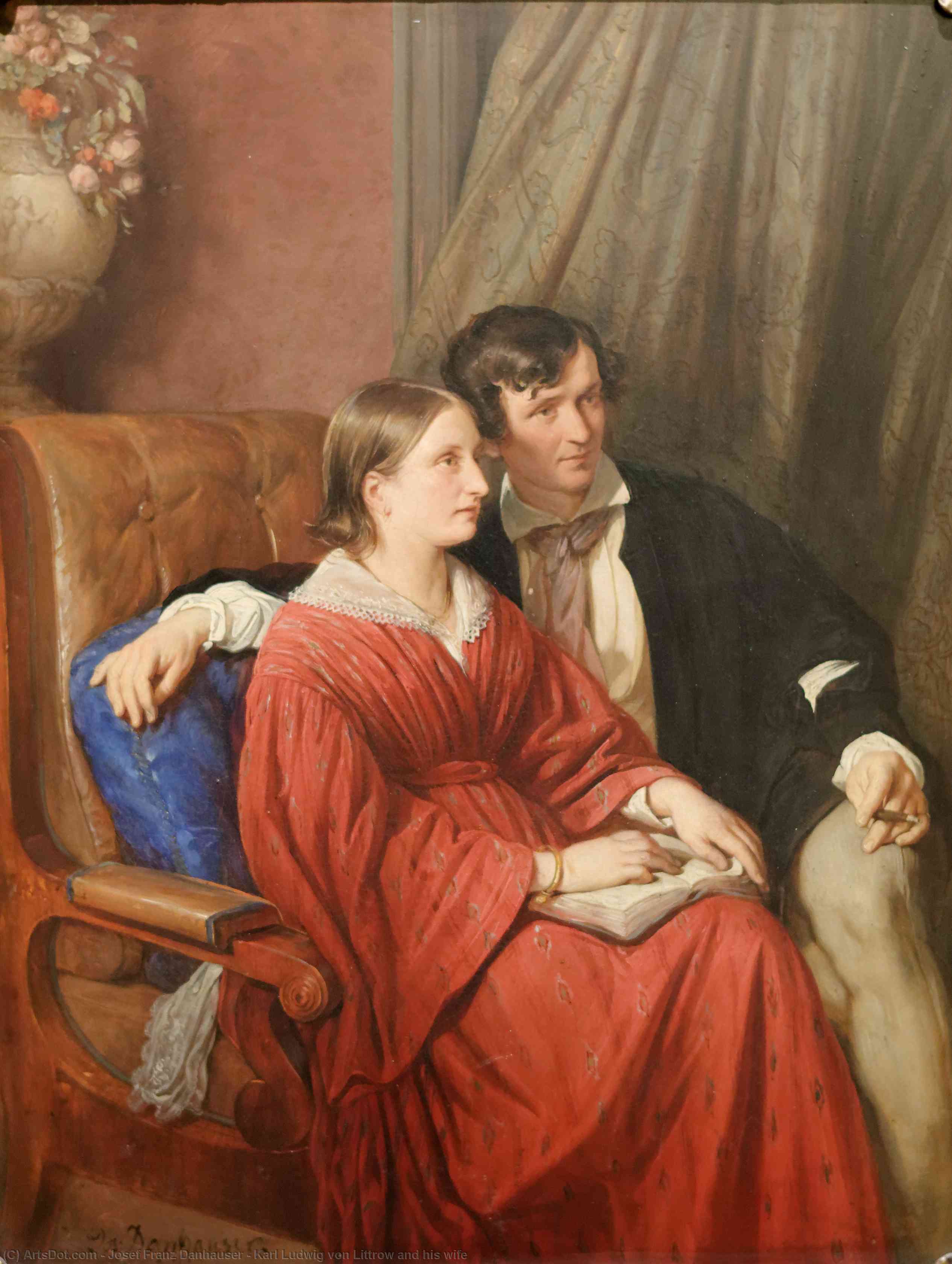 Karl Ludwig Von Littrow And His Wife — Josef Franz Danhauser