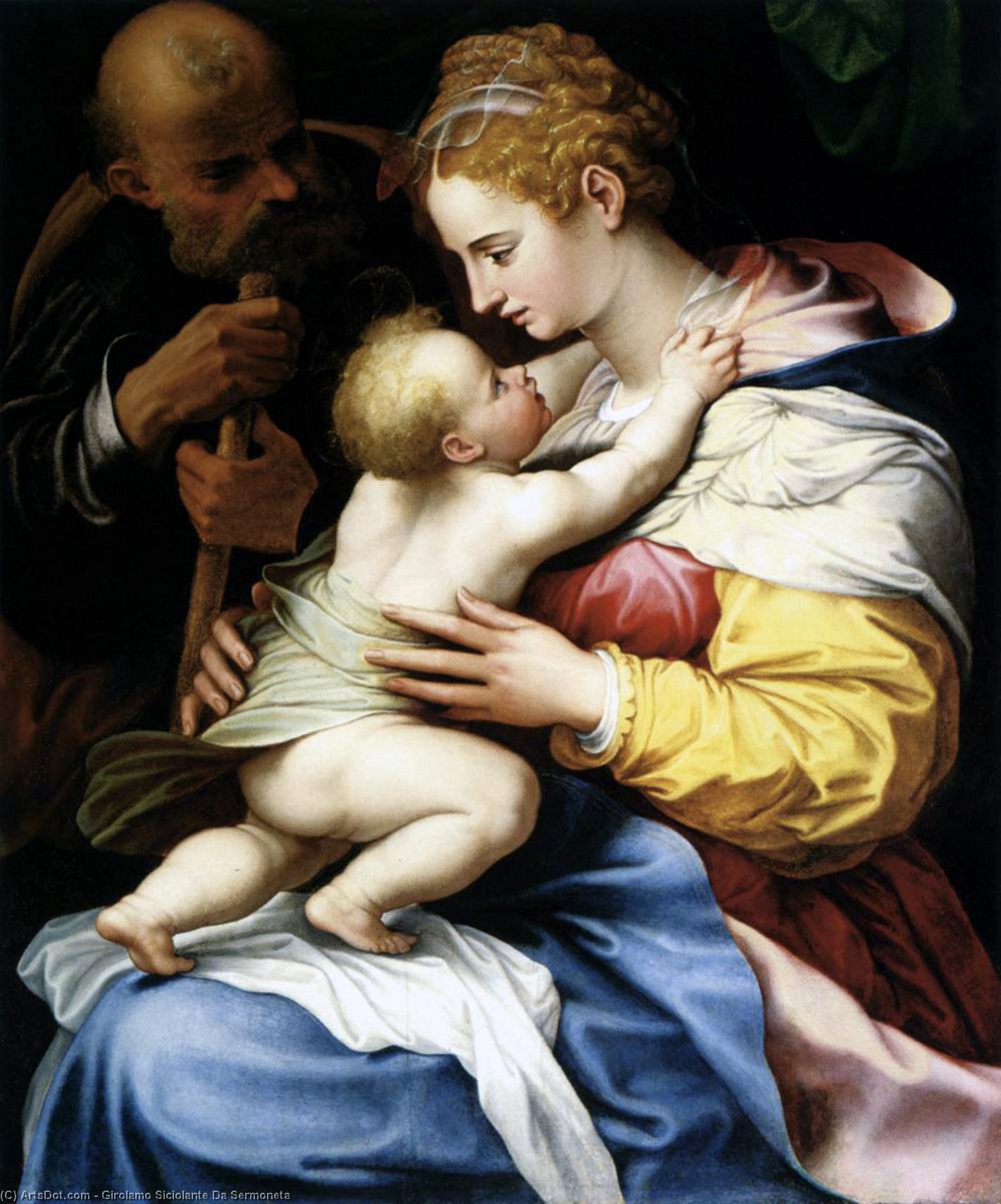 The Holy Family — Girolamo Siciolante Da Sermoneta