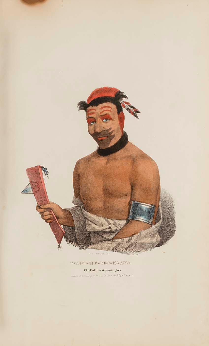 Wadt He Doo Kaana Chief Of The Winnebagoes, From The Aboriginal Portfolio — James Otto Lewis