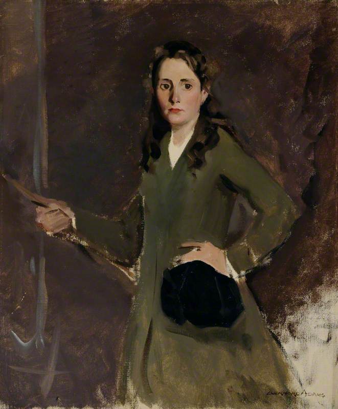 Miss Kay Abbs (1901–1974), In Riding Habit — Bernard Adams