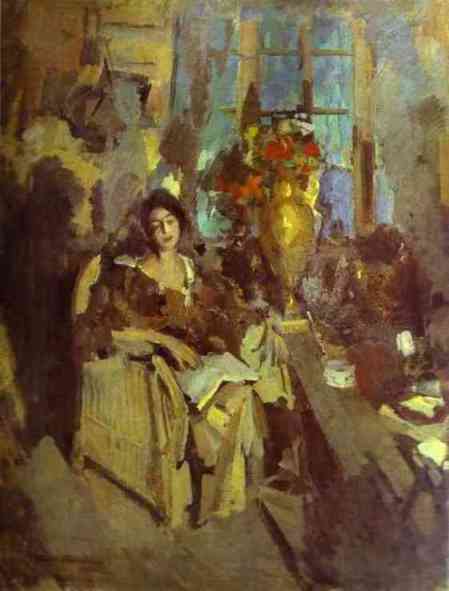 Portrait Of A Woman 1 — Konstantin Alexeievitch Korovin