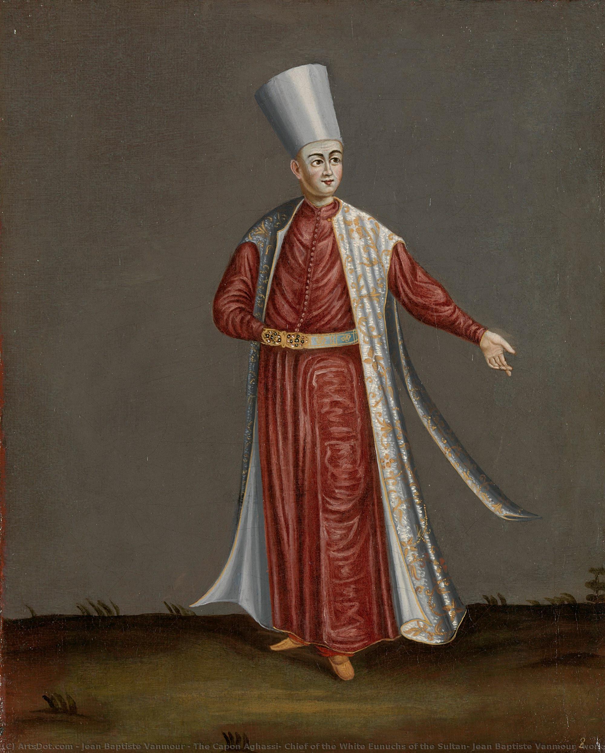 The Capon Aghassi, Chief Of The White Eunuchs Of The Sultan, Jean Baptiste Vanmour (workshop Of), 1700 - 1737 — Jean Baptiste Vanmour
