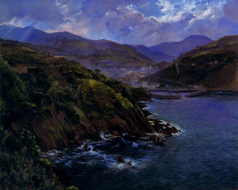 Coast Of Motrico. Entrance To The Port — Ignacio Díaz Olano