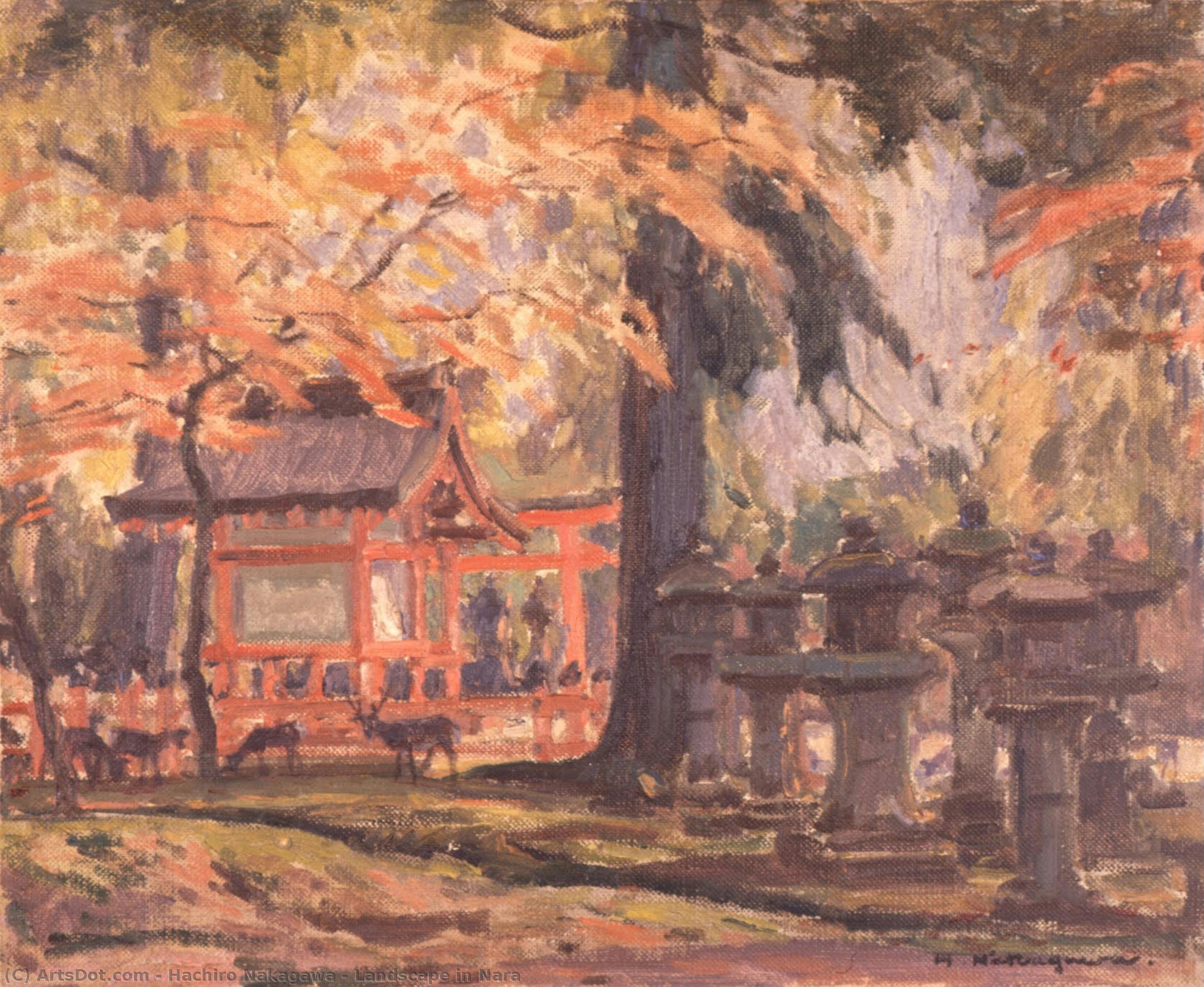 Landscape In Nara — Hachiro Nakagawa