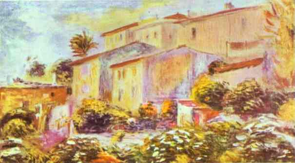 House At Cagnes — Pierre-auguste Renoir
