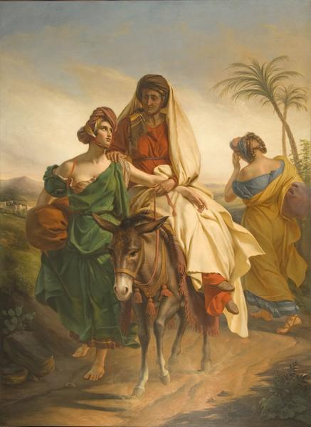 Scene Tiree De La Bible (ruth Et Noemi) Noemi Quitte La Terre De Moab — Alexandre Denis Abel De Pujol