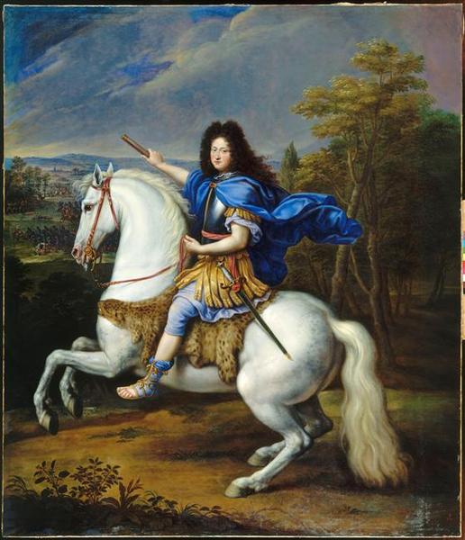 Philippe De France Vêtu À La Romaine Et Dirigeant Une Charge De Cavalerie Philippe De France, Duc D'orléans, Dit Monsieur (1640 1701) — Pierre Mignard