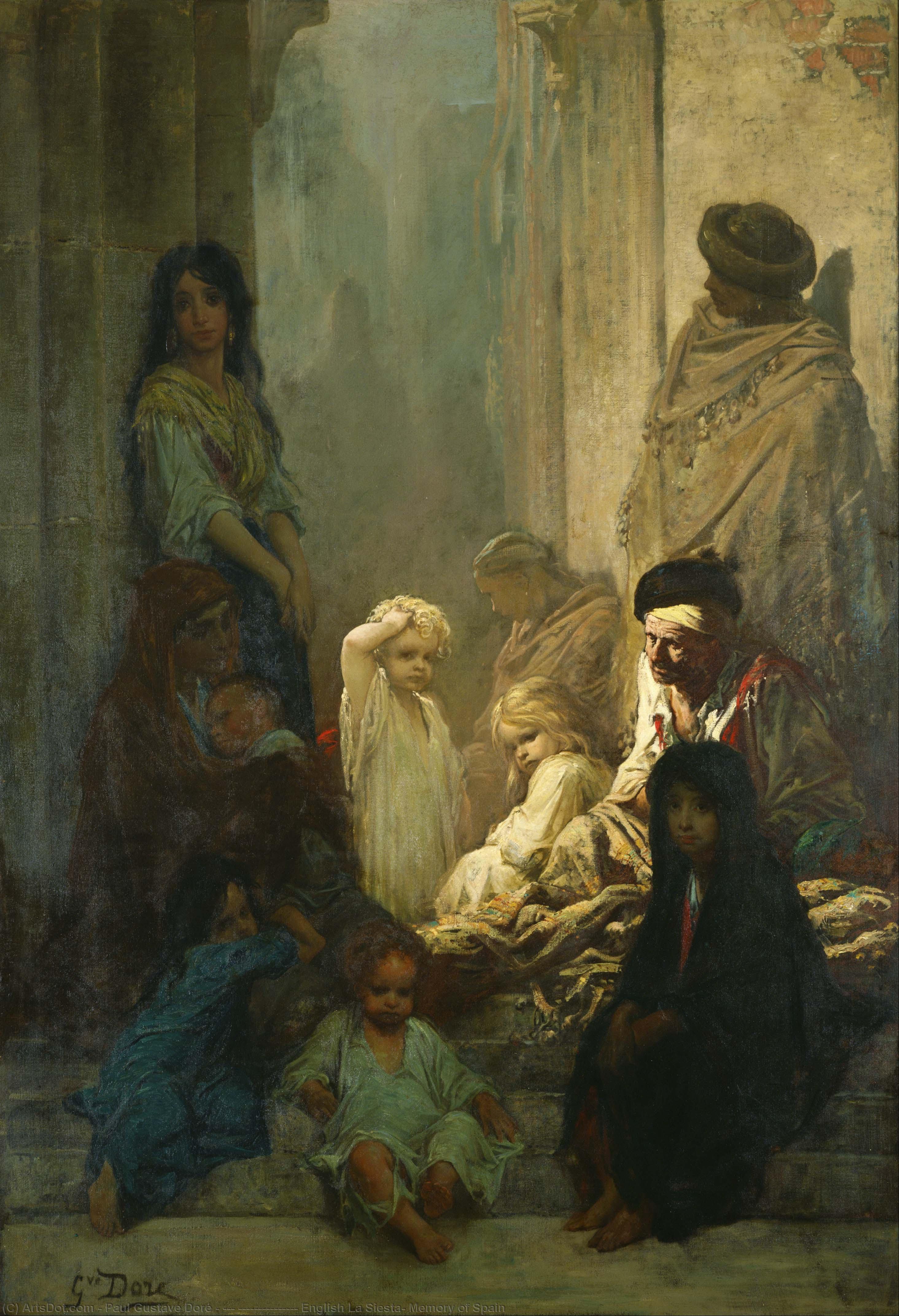 日本語 ラ・シエスタ、スペインの思い出 English La Siesta, Memory Of Spain — Paul Gustave Doré