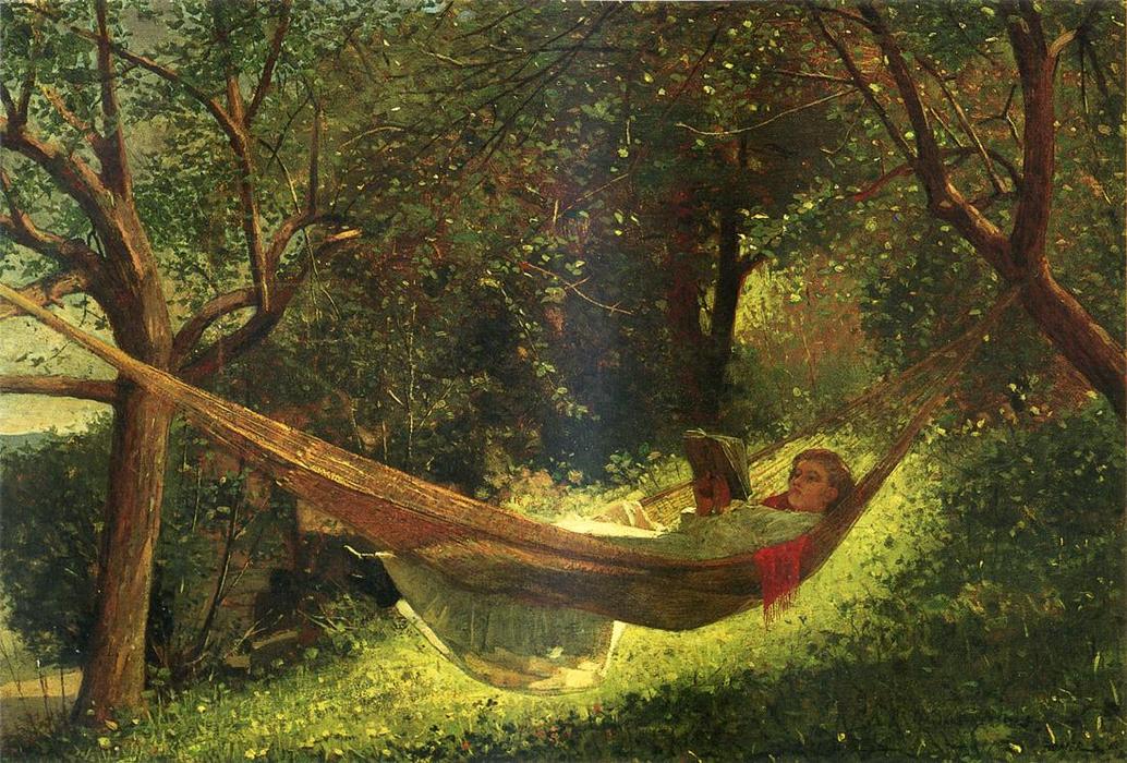Girl In A Hammock — Винслоу Хомер