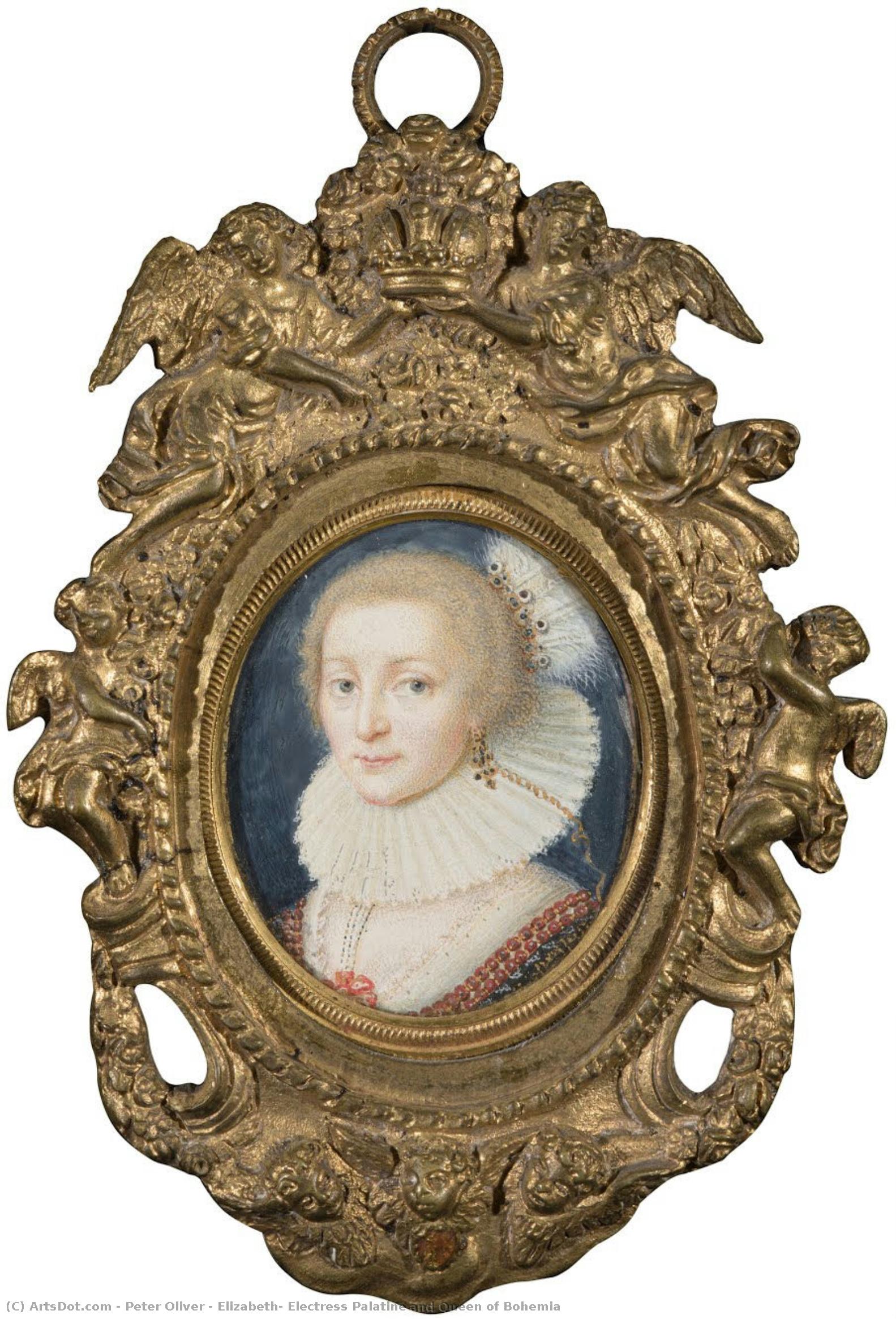 Elizabeth, Electress Palatine And Queen Of Bohemia — Peter Oliver