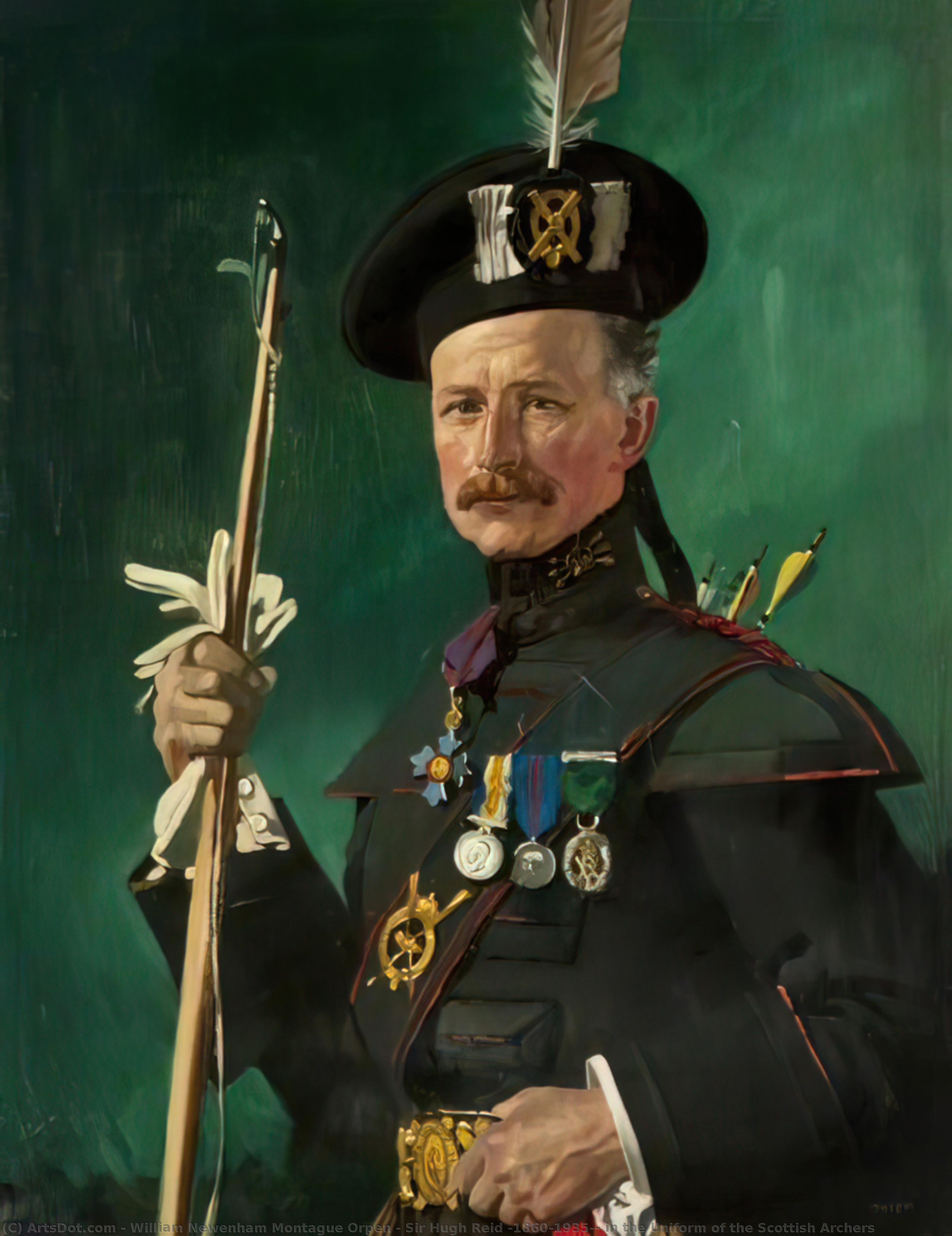 Sir Hugh Reid (1860–1935), In The Uniform Of The Scottish Archers — Вилијам Орпен
