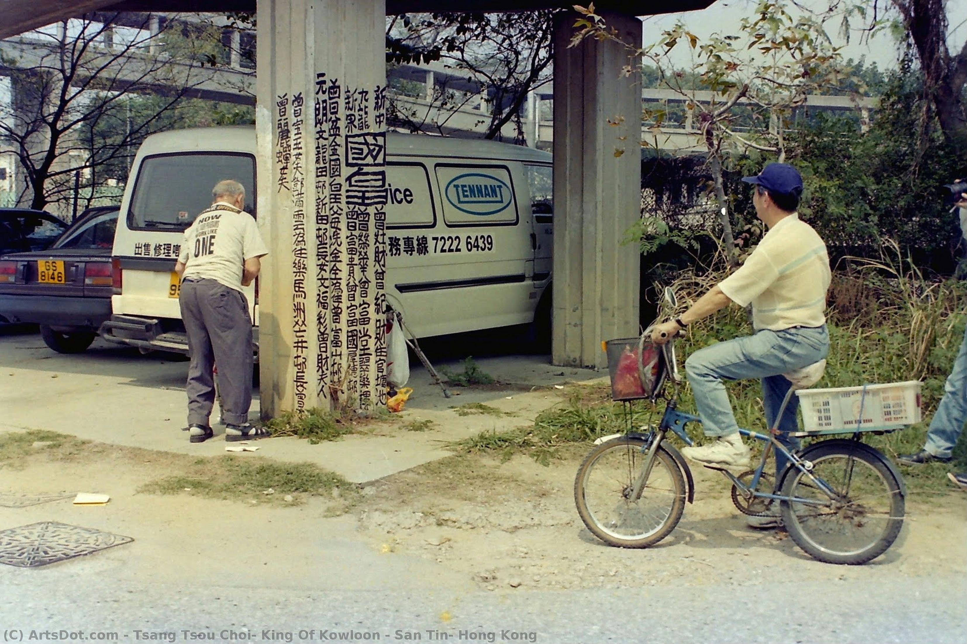 San Tin, Hong Kong — Tsang Tsou Choi (king Of Kowloon)