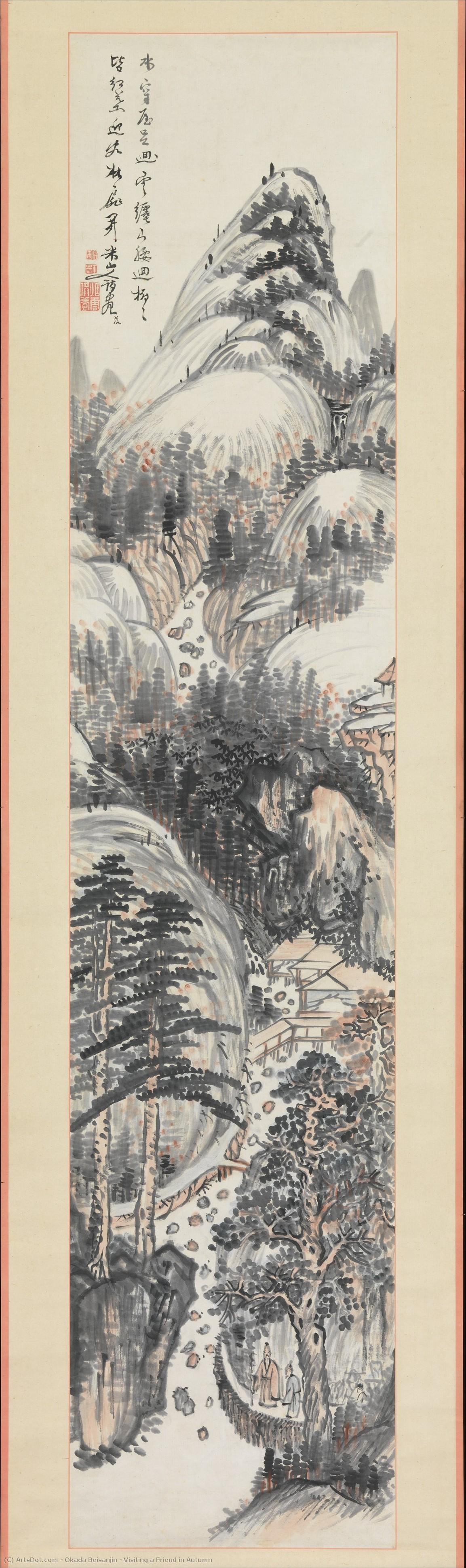 Visiting A Friend In Autumn — Okada Beisanjin
