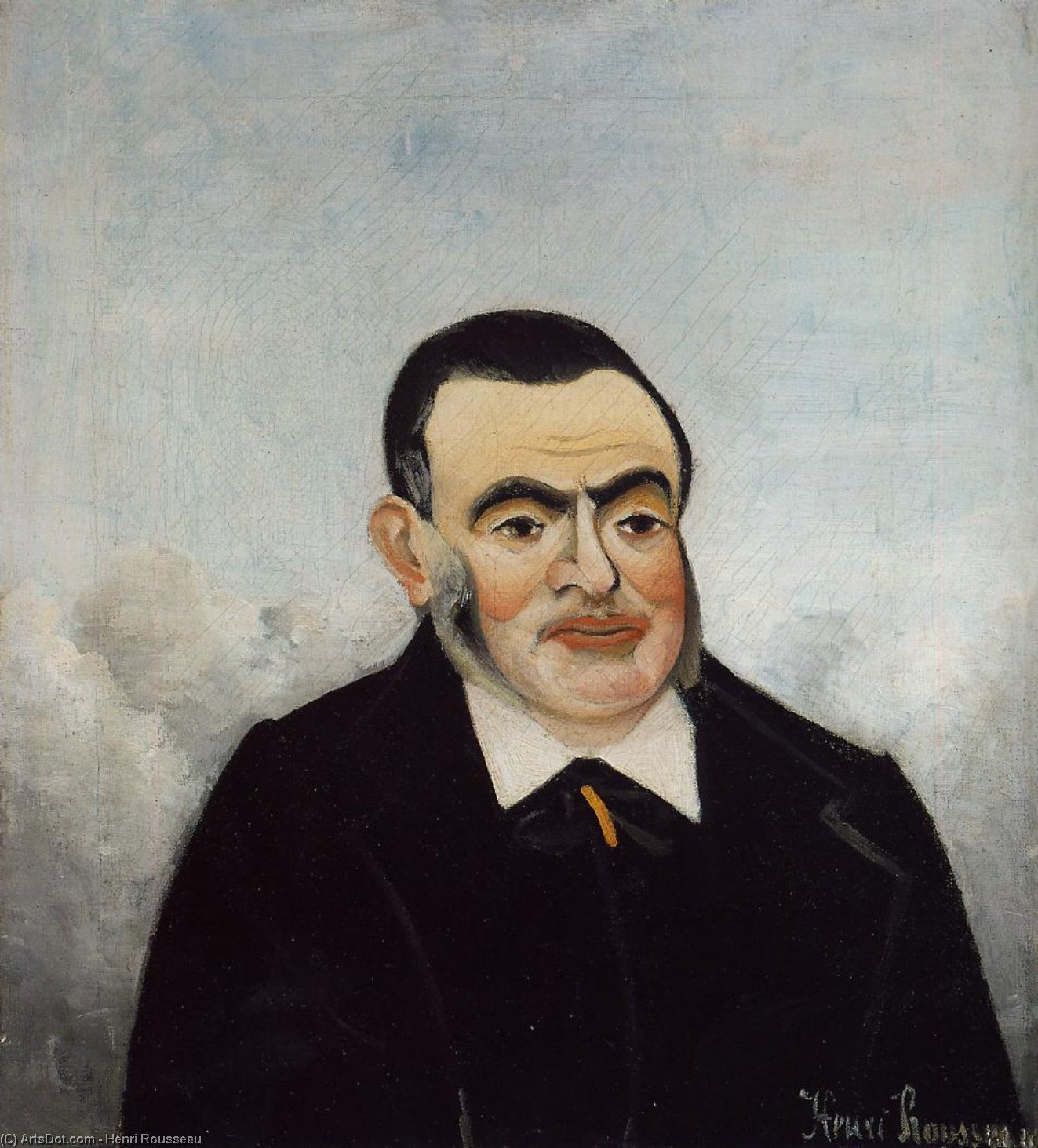 Portrait Of A Man — Henri Julien Félix Rousseau (le Douanier)