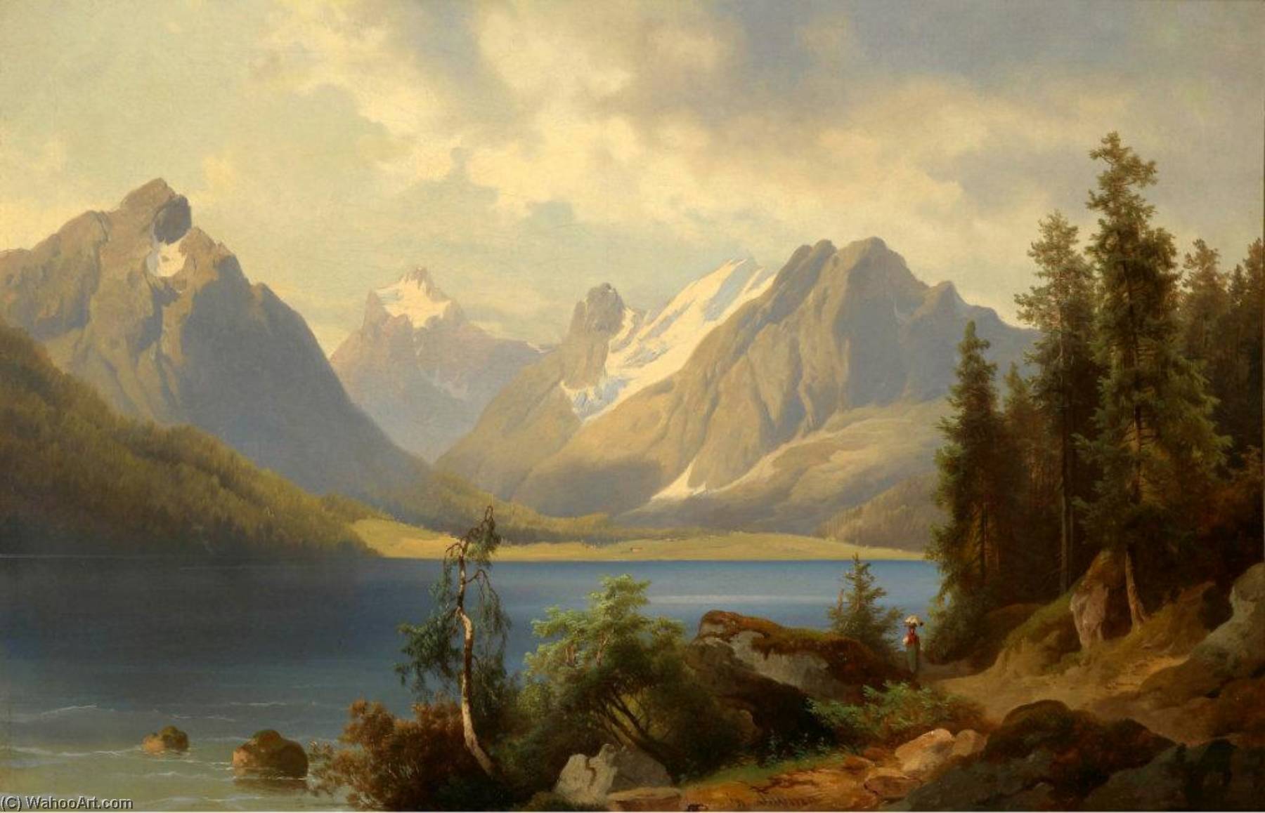 Mountain Landscape — Josef Thoma