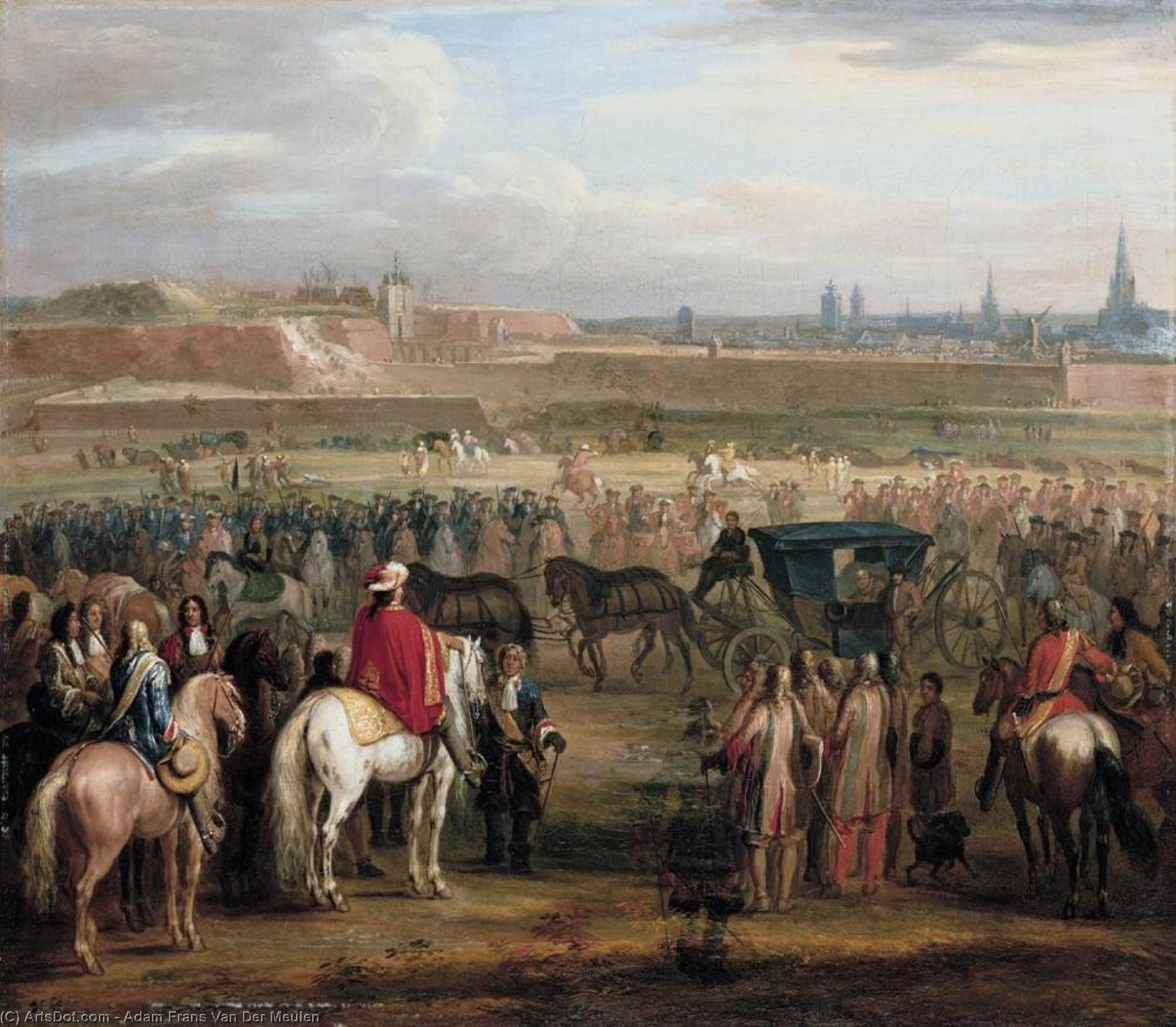 The Surrender Of Cambrai — Adam Frans Van Der Meulen