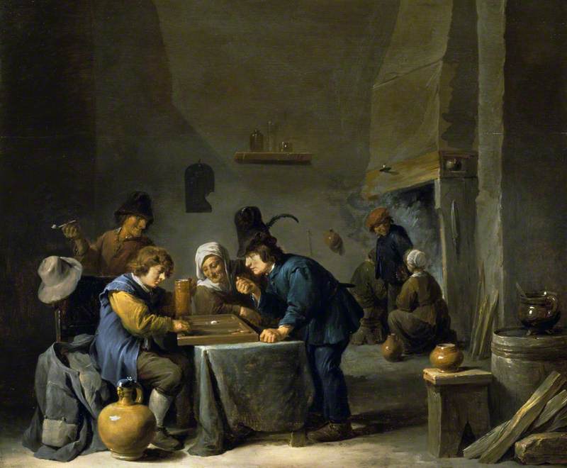 The Tric Trac Players — David Teniers Ii Le Jeune