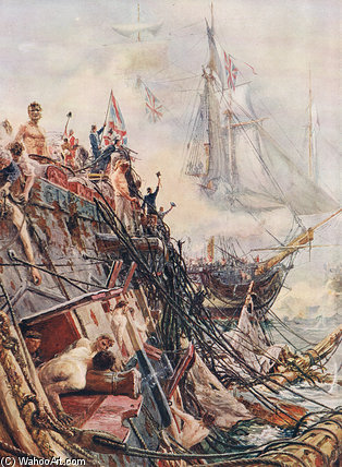 Crippled But Unconquered - — William Lionel Wyllie