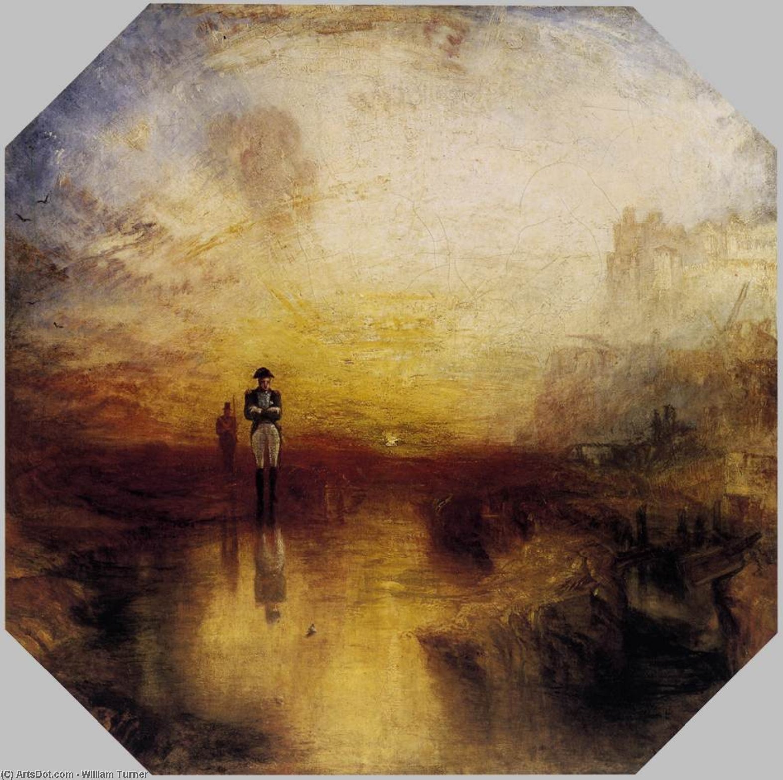 Krieg, Exil Und Der Felslabermuschel — Joseph Mallord William Turner