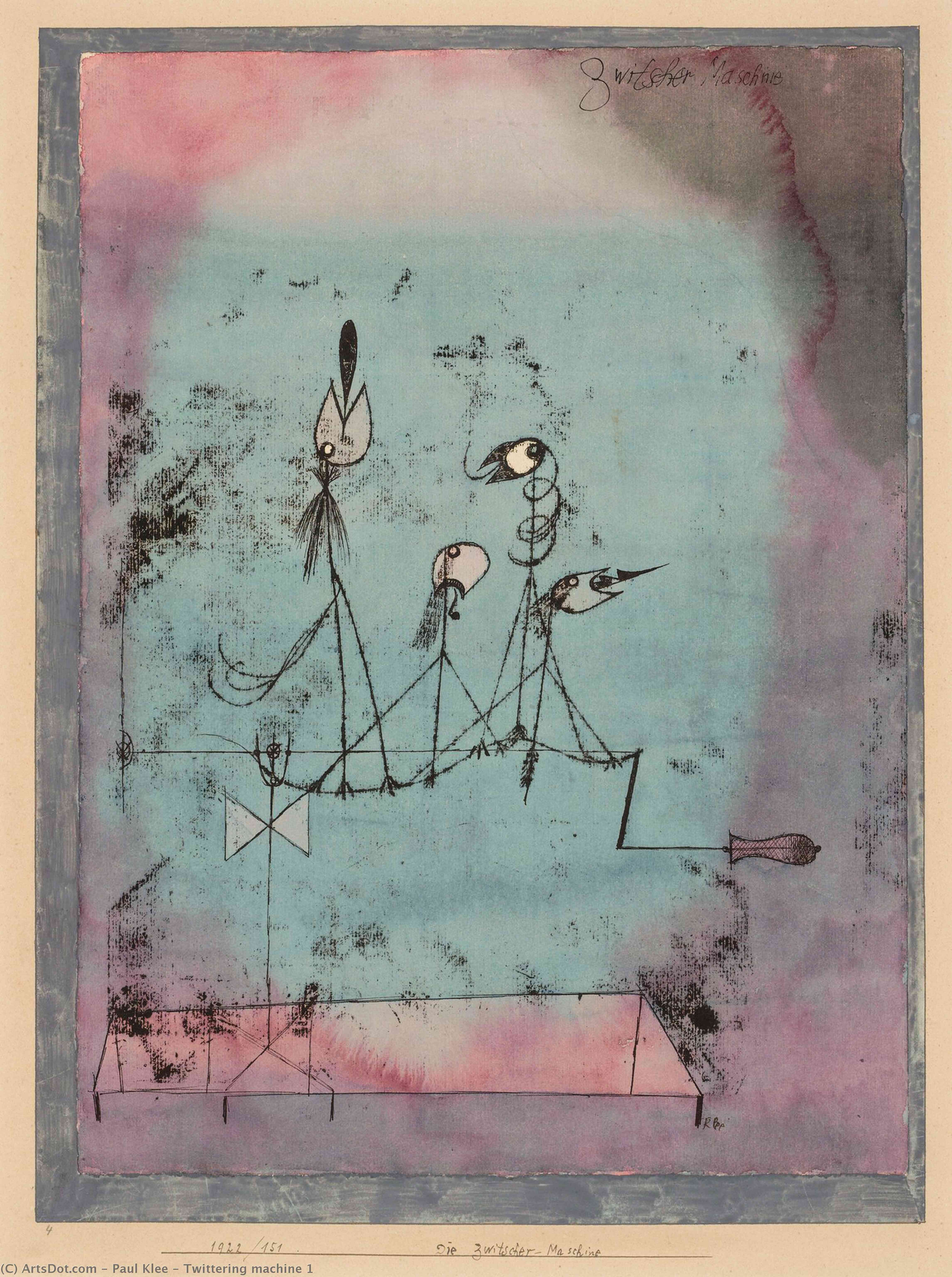 Máquina De Trinar 1 — Paul Klee