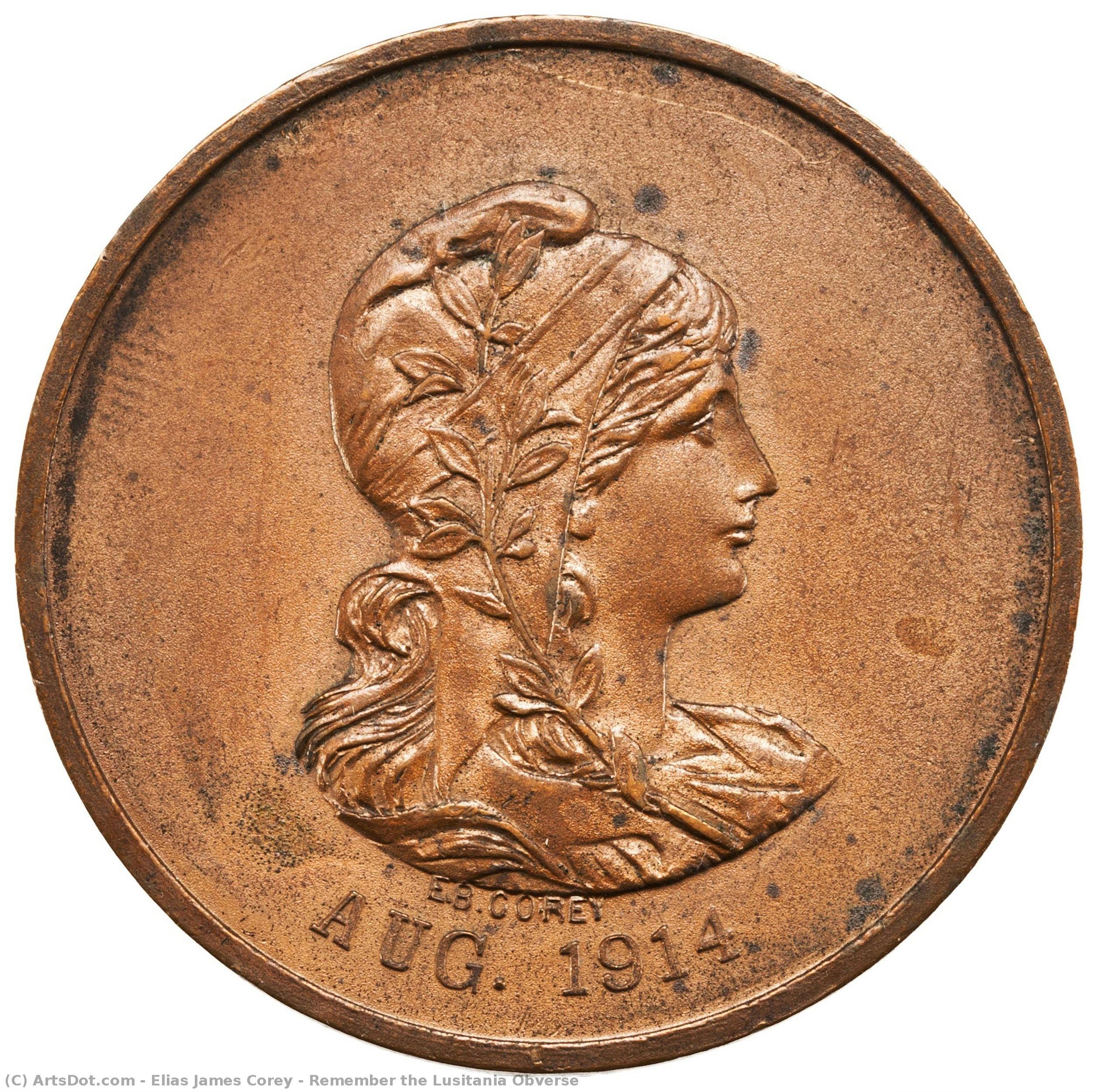 Remember The Lusitania Obverse — Elias James Corey