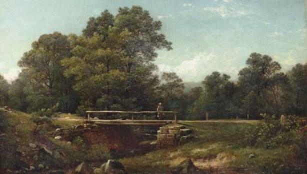 Old Kate's Bridge, Rifton Glen, Ulster County, New York — David Johnson