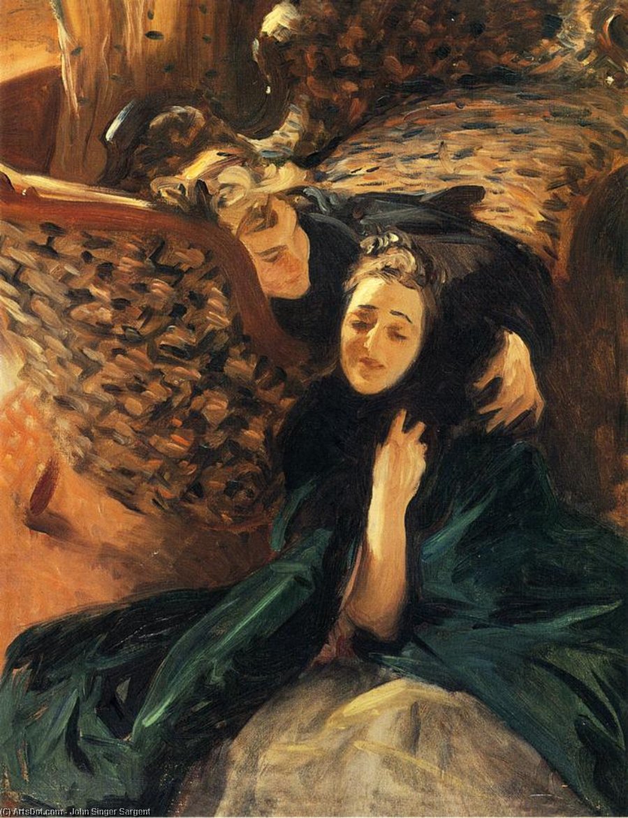 Violet Sargent And Flora Priestley — John Singer Sargent