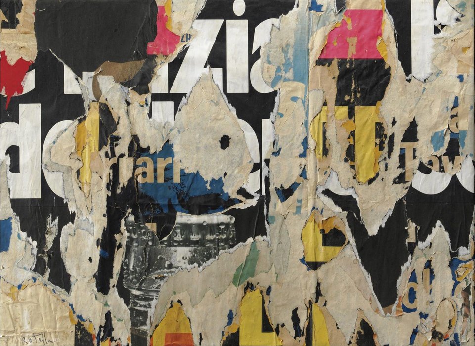 Untitled (118) — Mimmo Rotella