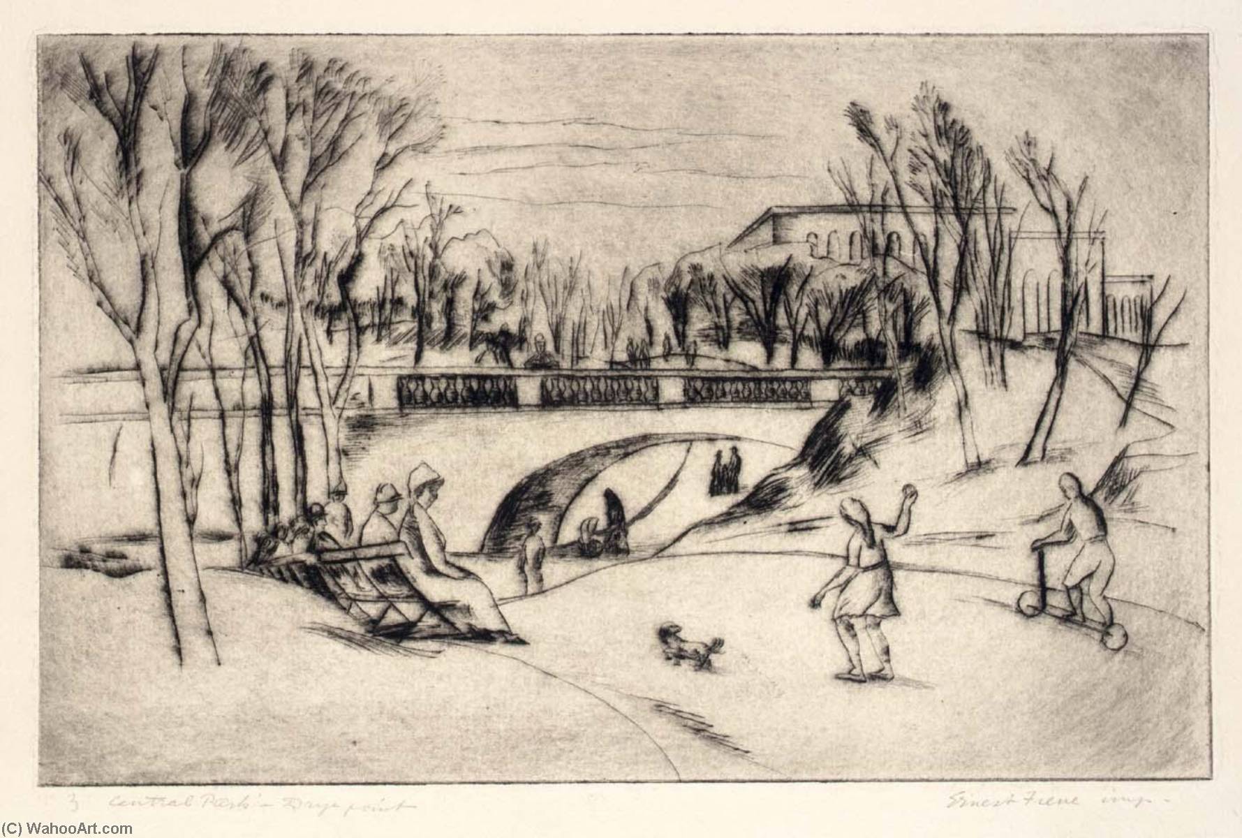 Central Park — Ernest Fiene