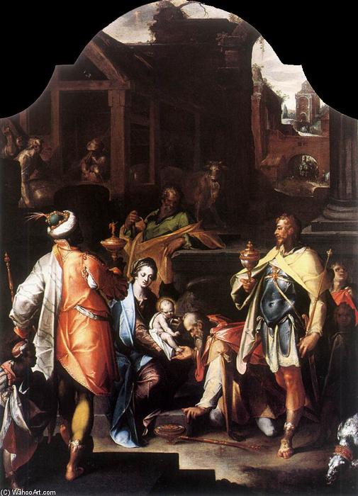 Adoration Of The Kings — Bartholomeus Spranger