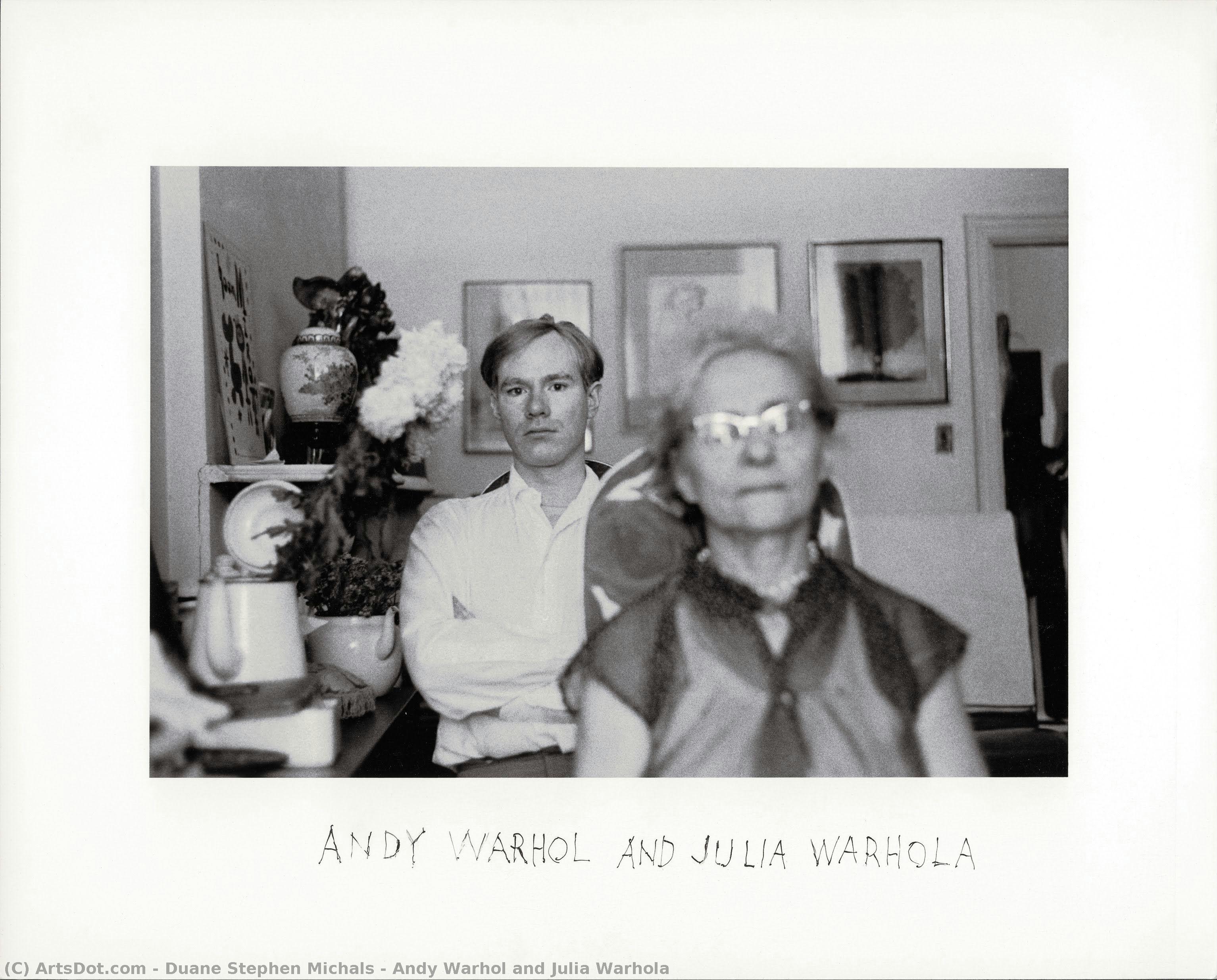Andy Warhol And Julia Warhola — Duane Stephen Michals