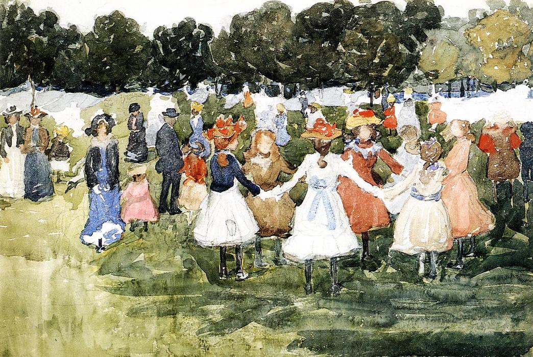 Ring Around The Rosy — Maurice Brazil Prendergast