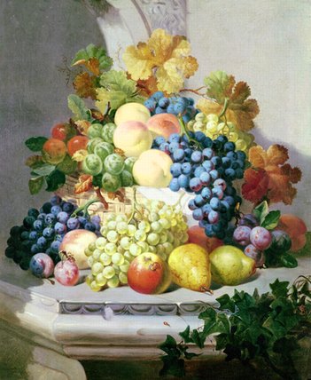 Still Life With Grapes And Pears — Eloise Harriet Stannard