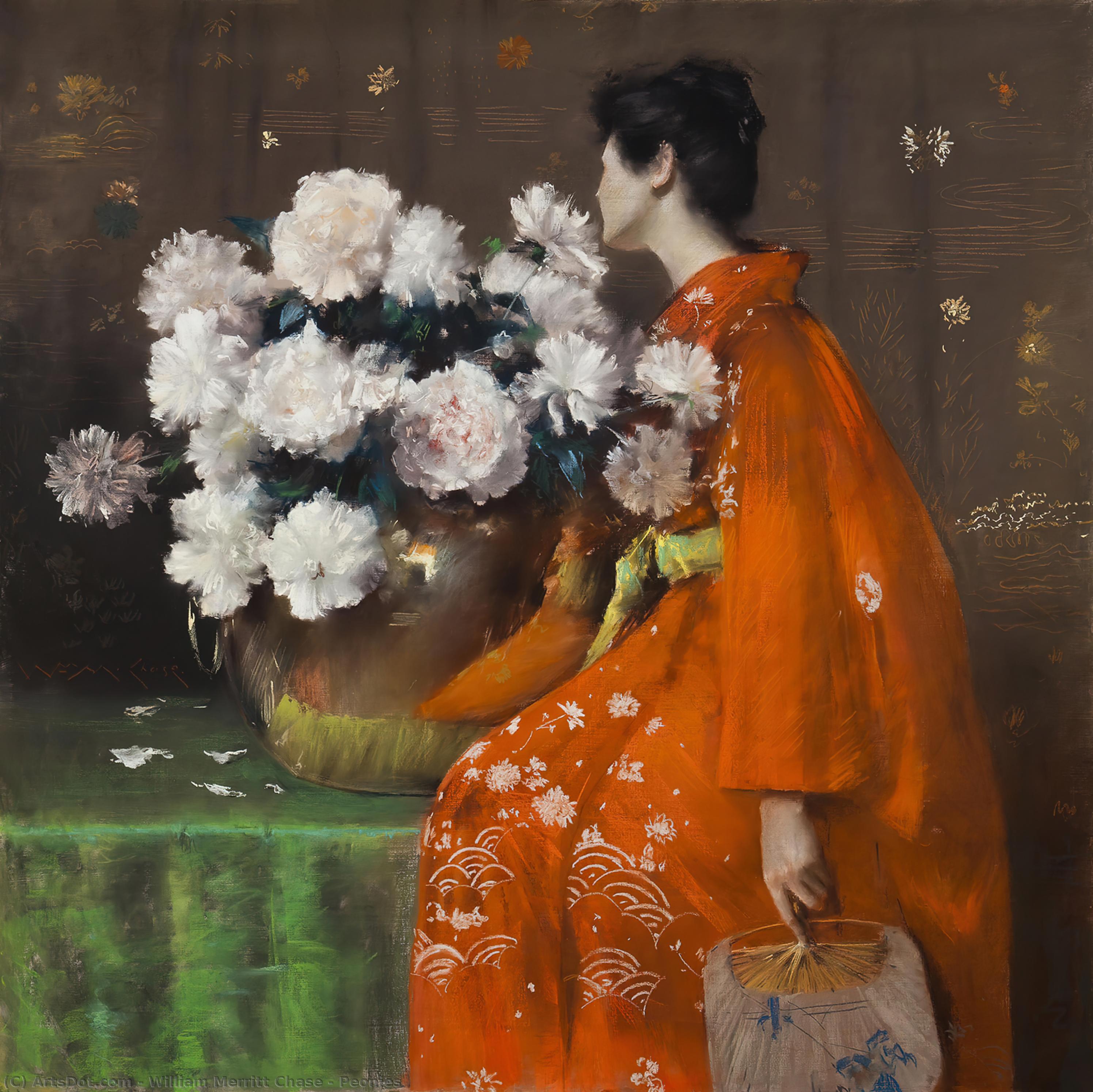 Peonies — William Merritt Chase
