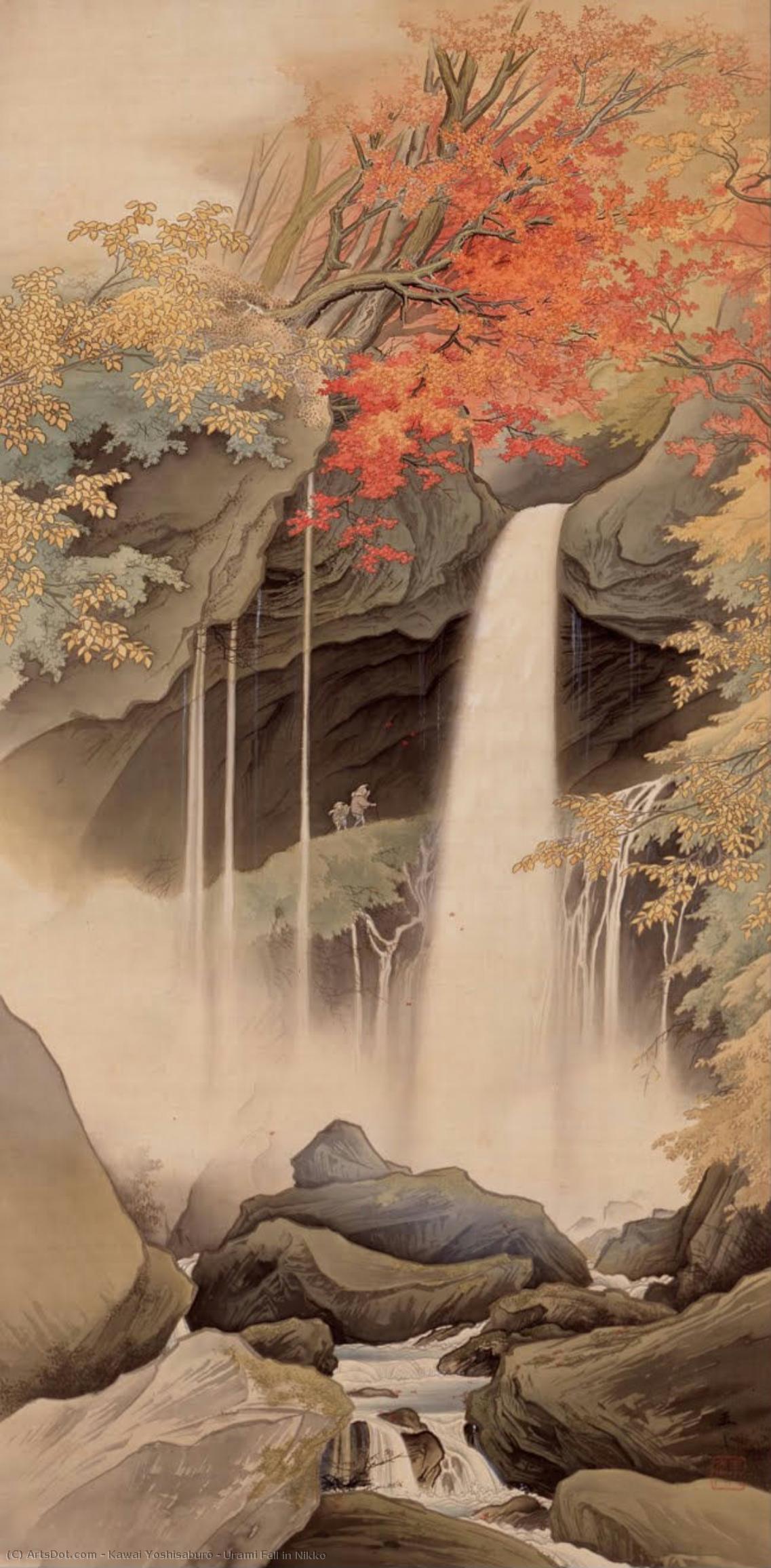 Urami Fall In Nikko — Kawai Gyokudō