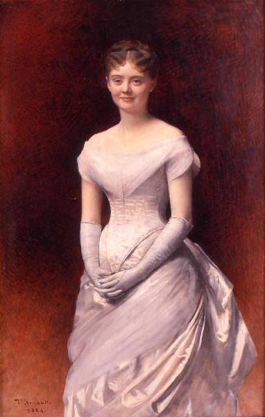 Portrait De Mademoiselle Denouille — Léon Joseph Florentin Bonnat