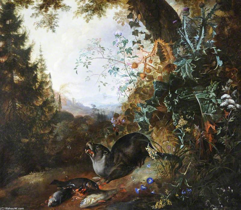 Otter In A Landscape — Matthias Withoos (calzetta Bianca)