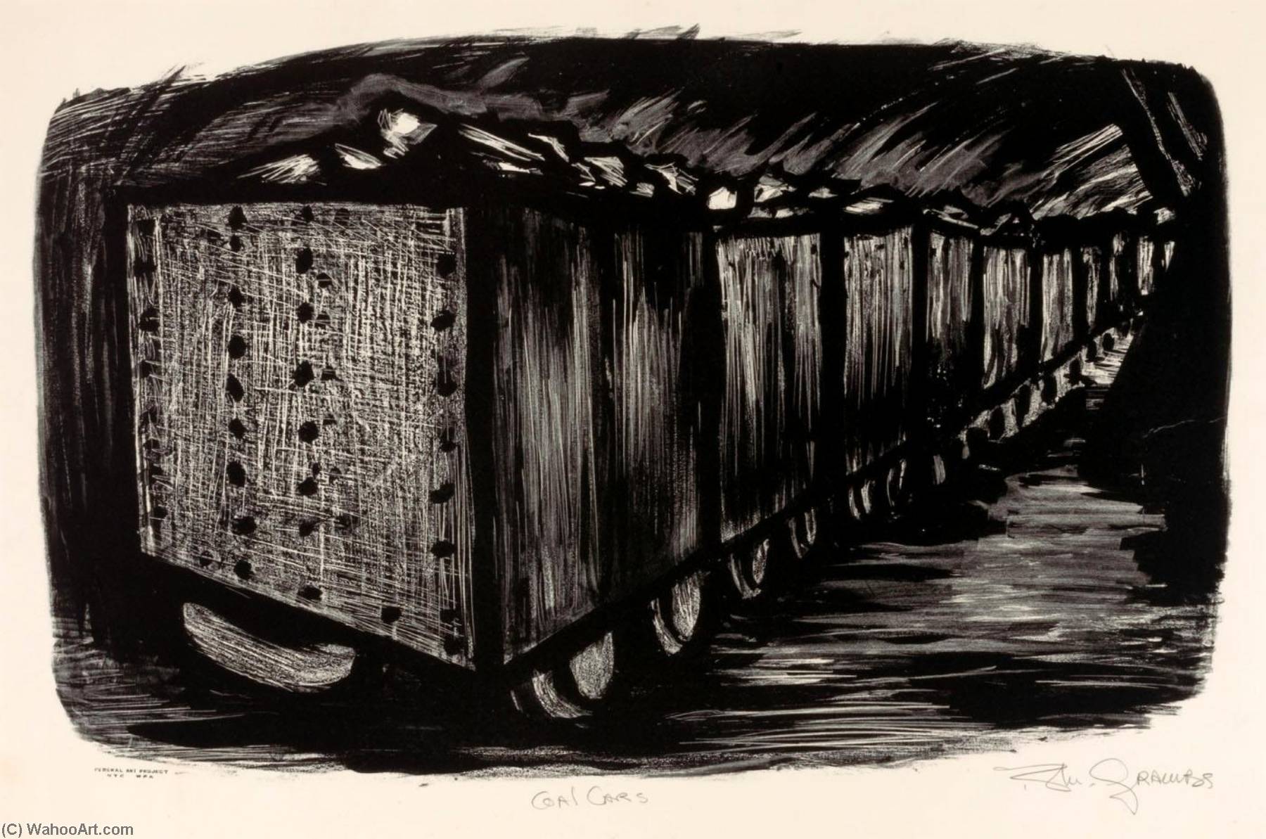 Coal Cars — Blanche Grambs