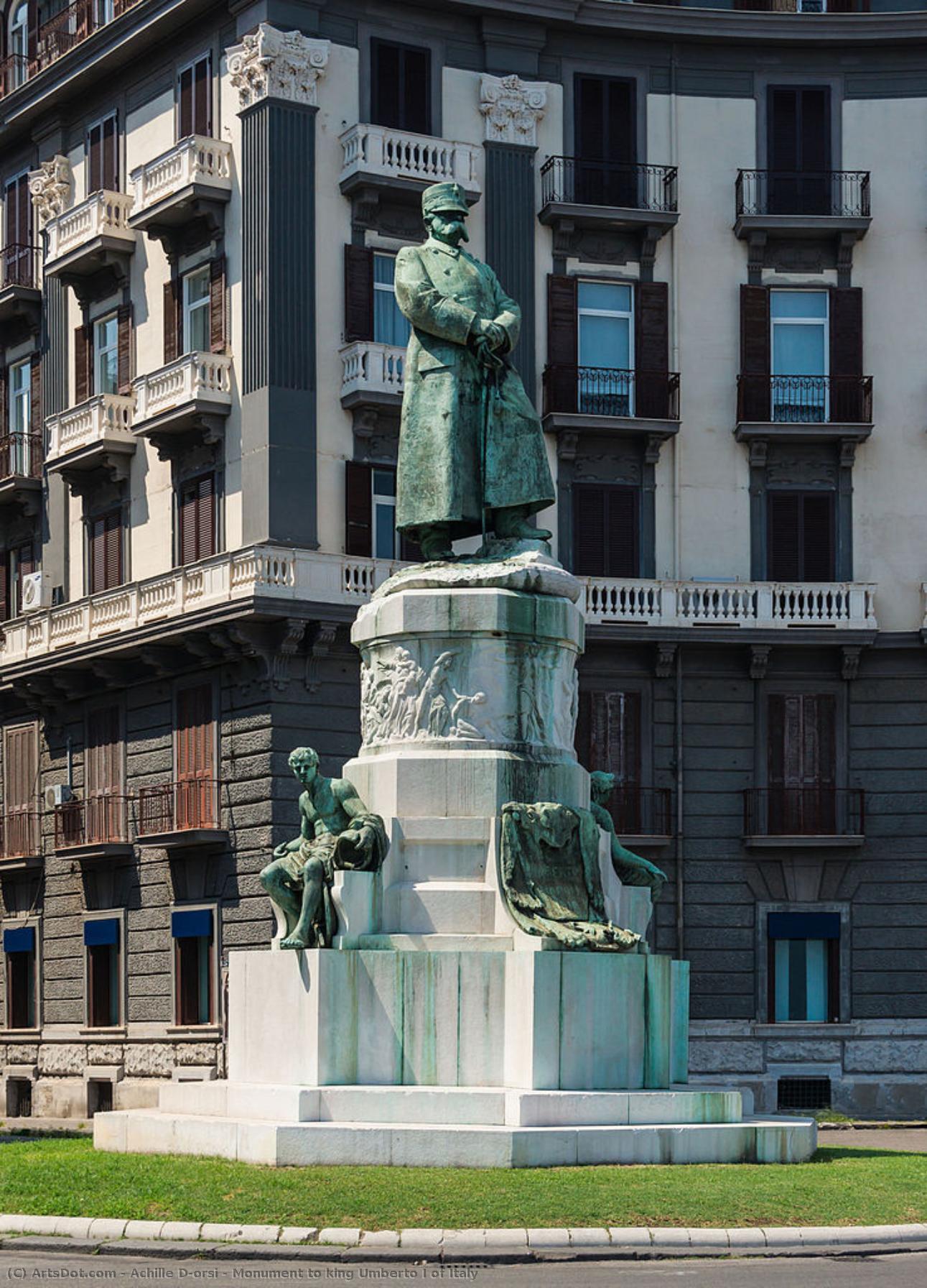 Monument To King Umberto I Of Italy — Achille D'orsi